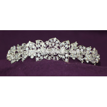 Good Quality Charming New Designed Custom Crystal Crowns Wedding Tiara